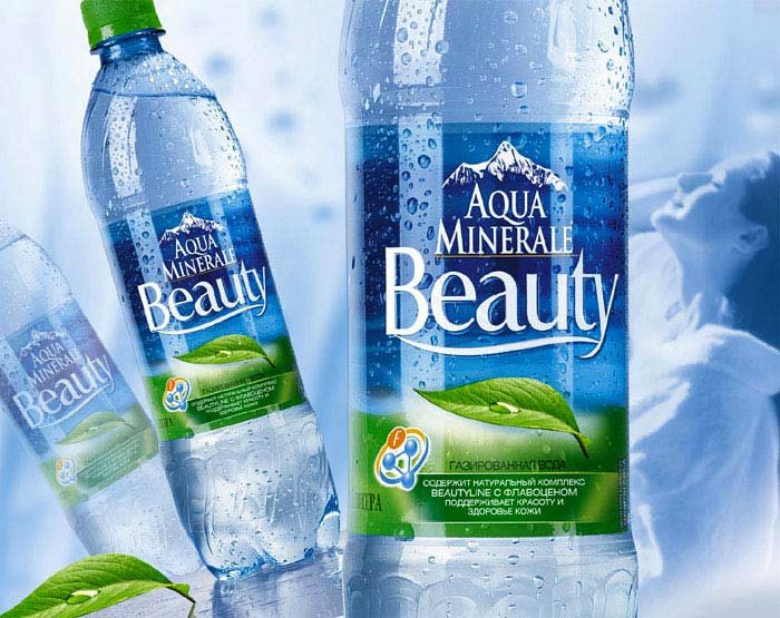 Дизайн концепция бренда Aqua Minerale Вeauty